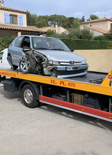 Enlèvement d'épave